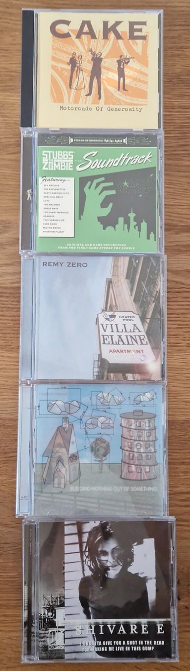 CD: 5 CDs: Cake, Stubbs the Zombie, Remy Zero, Modest Mouse – Usato da Wettingen venduto da brownie14