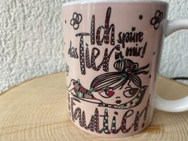 Lustige Tasse "Ich spüre das Tier in mir“