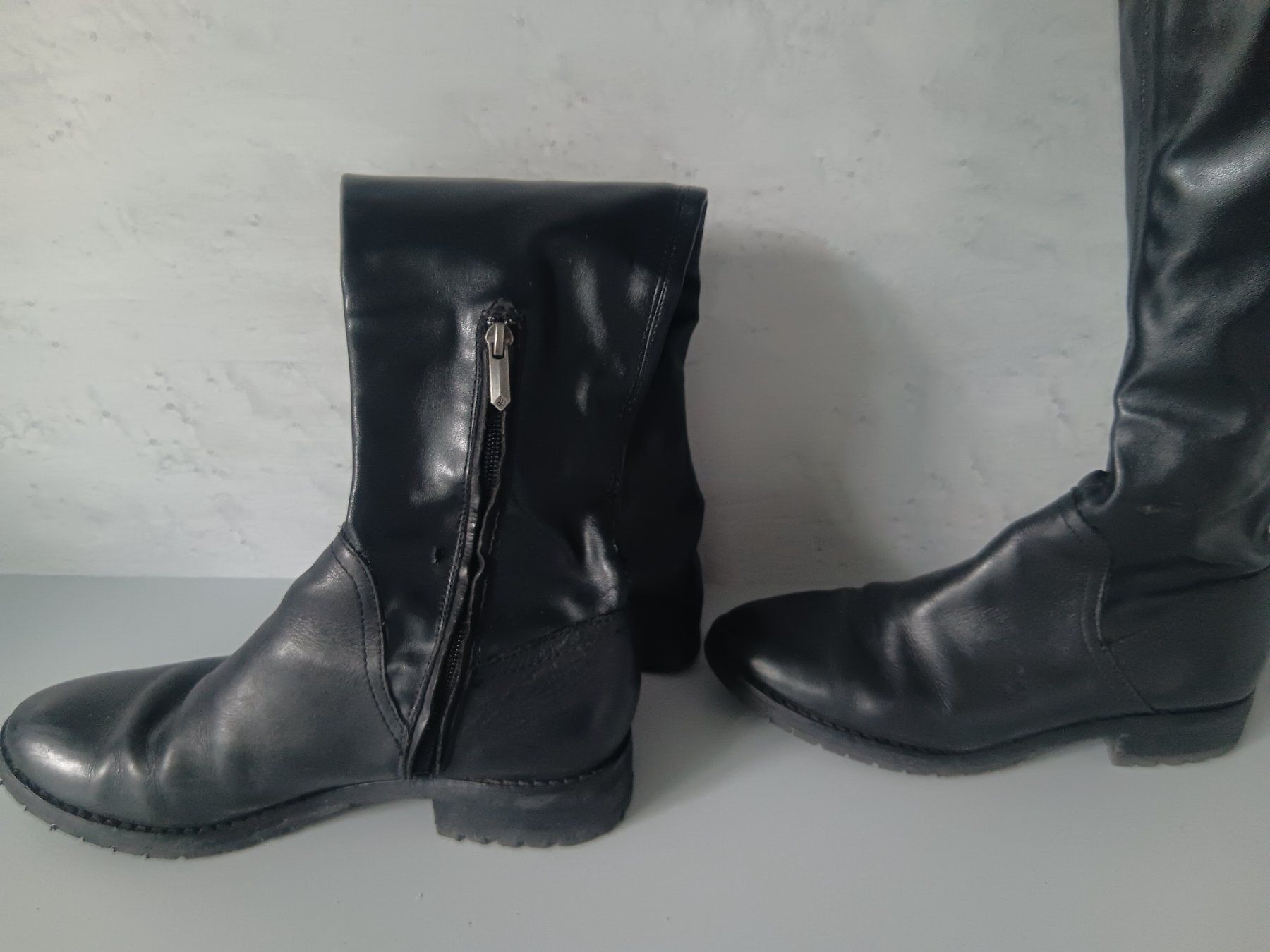Herrenschuhe: Stivali in pelle neri – Gebraucht aus Rüschlikon von FranSca 2