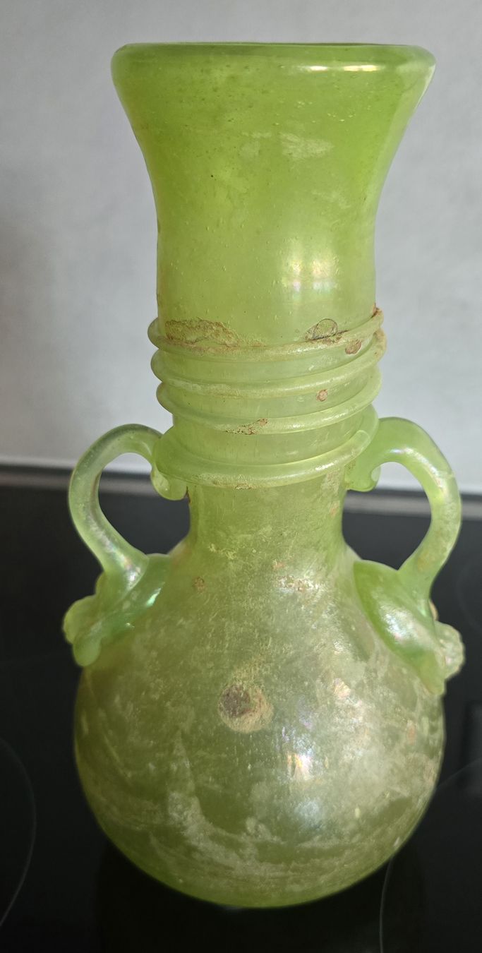 Murano Vasen & Gefässe: Murano SCAVO Glas Vase , Romanischer Stil – Gebraucht aus Sion von ericek