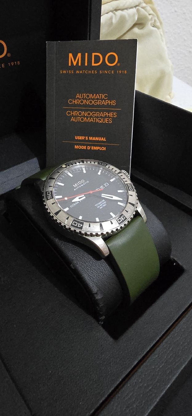 Mido Orologi: Mido Ocean Star Captain IV TITANIUM Automatic – Usato da Les Acacias venduto da watinjo 2