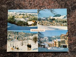 Ansichtskarte von Heiden im Winter, gelaufen 1970