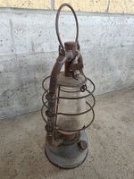 antike Petrol ÖL Lampe - LUX - Stall Laterne