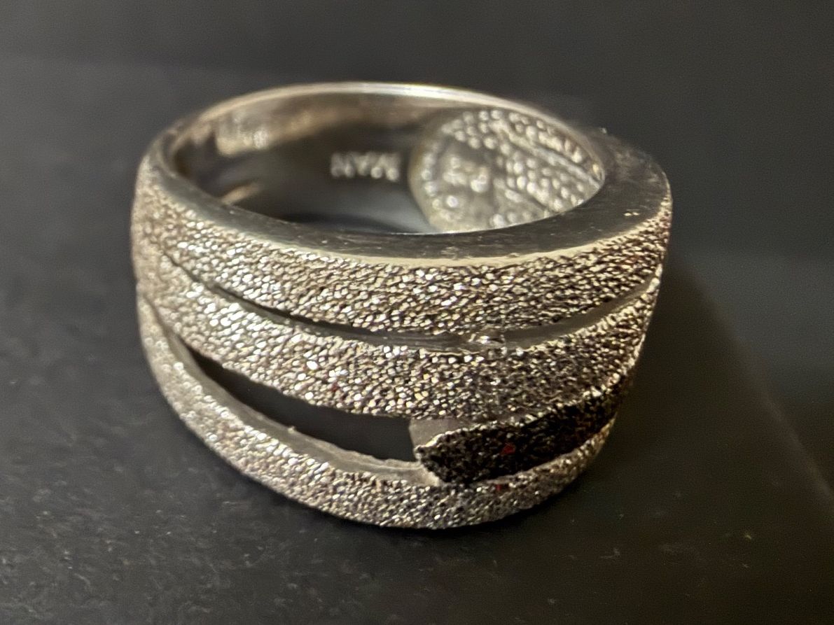 Bagues: Silber Ring 925, diamantiert – D'occasion à Spiegel b. Bern par Rogger72 3