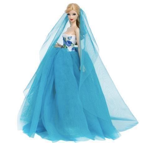 Bambole: BARBIE KLEID BALLKLEID BLAU  10091 – Nuovo (secondo la descrizione) da Stansstad venduto da Teilnehmer1