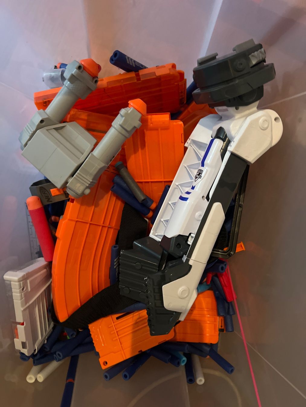 Nerf Giocattoli: Nerf Sammlung 10 Waffen! – Usato da Egg b. Zürich venduto da SwissTradingAgency 1