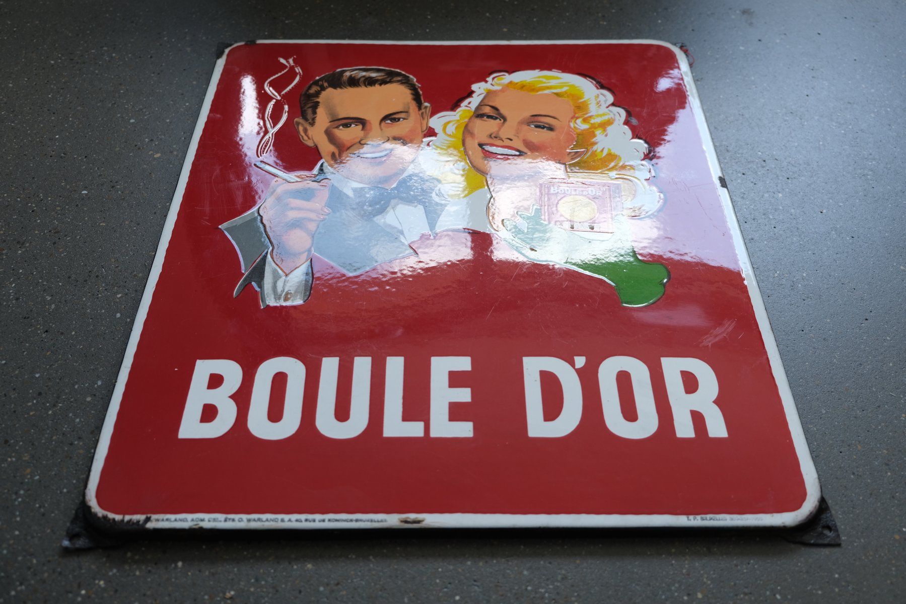 Insegne: Emailschild - Boule D'or – Usato da Zürich venduto da hanso-foundation 1