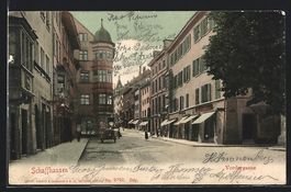 Schaffhausen, Blick in die Vordergasse