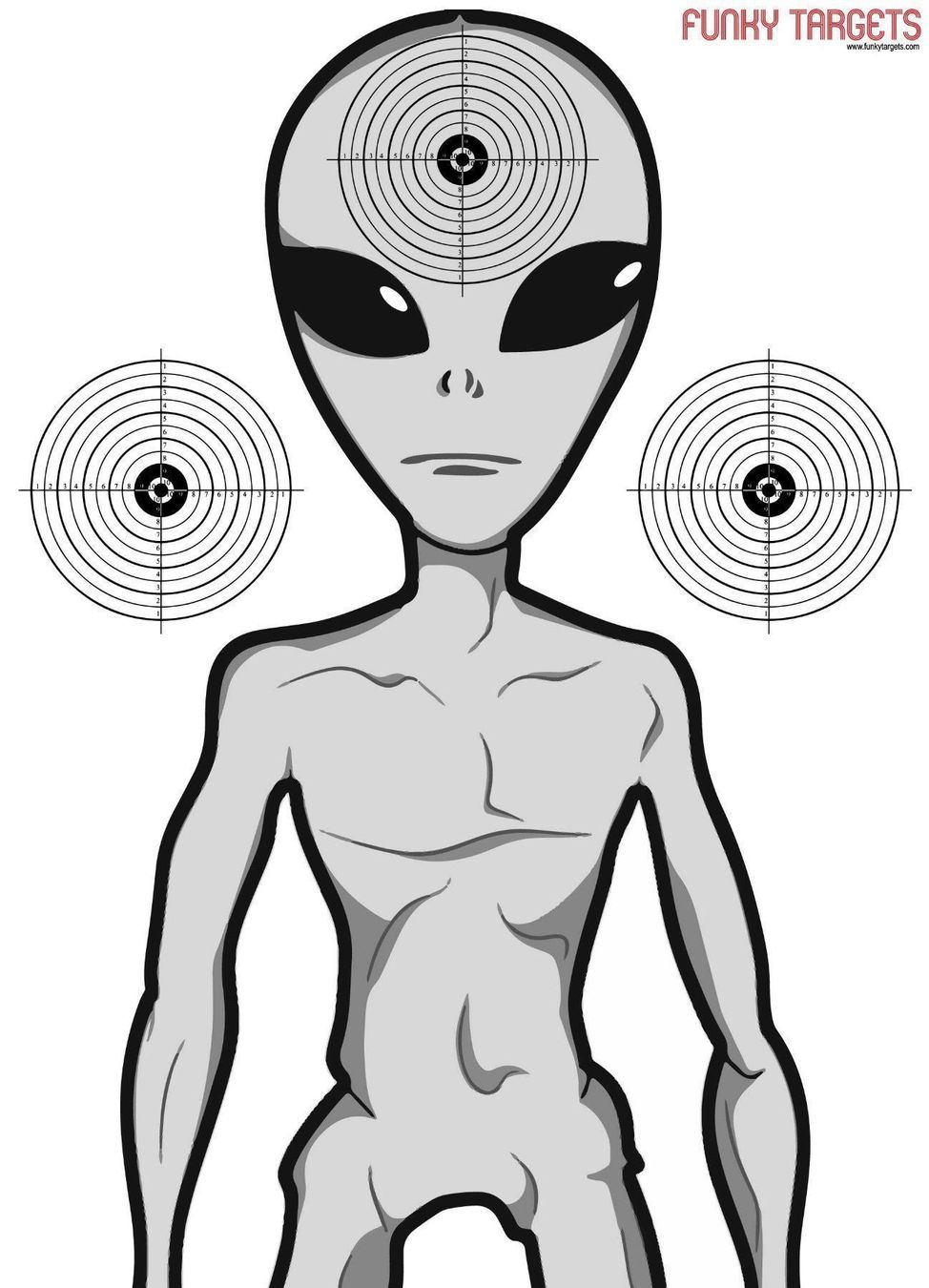 Tiro con l'arco: Alien Zielscheibe 10 stk. – Nuovo e nell'imballaggio originale da Cham venduto da SwissProps