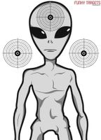 Alien Zielscheibe 10 stk.