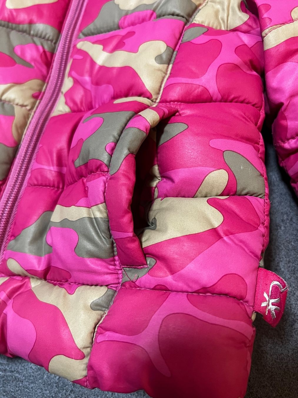 Benetton Giacche & Cappotti: Jacke, Winterjacke, Mädchen, 90, rosa, Benetton – Usato da Wilen b. Wil venduto da carpediem25 3