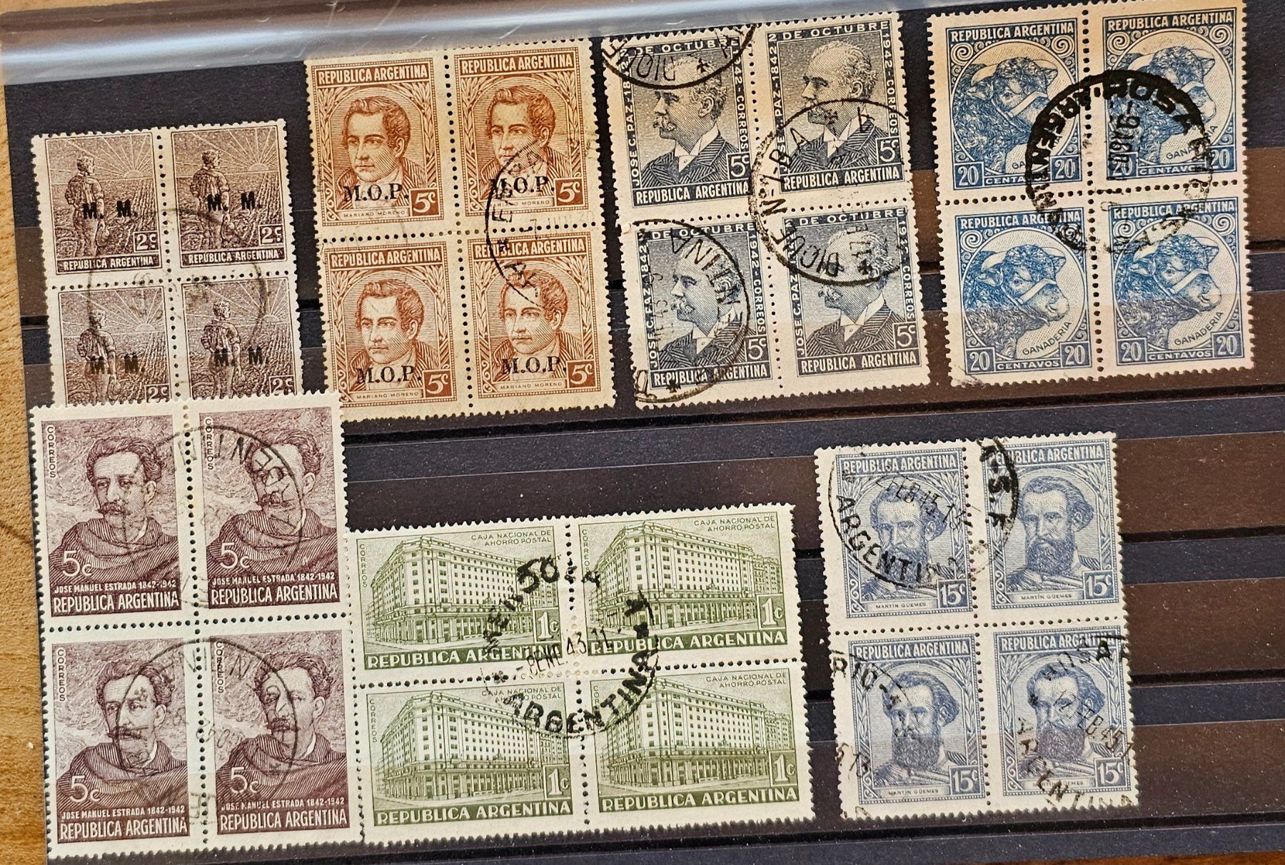Tous les timbres: ARGENTINIEN 4er - Bl gest. – D'occasion à Les Valettes par Nuba1