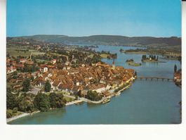 Stein am Rhein Flugaufnahme ca. 1970