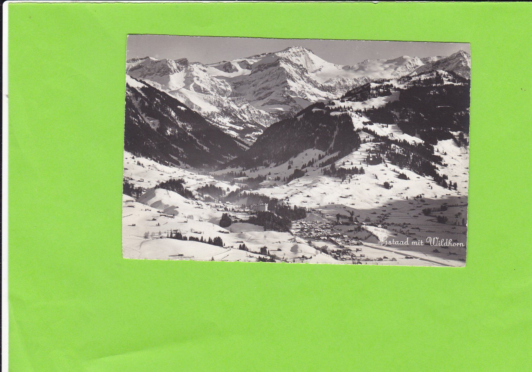 Cartoline postali: Gstaad mit Wildhorn – Usato da St. Peterzell venduto da neckertal