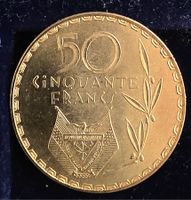 RWANDA 50 FRANCS 1977 STGL.