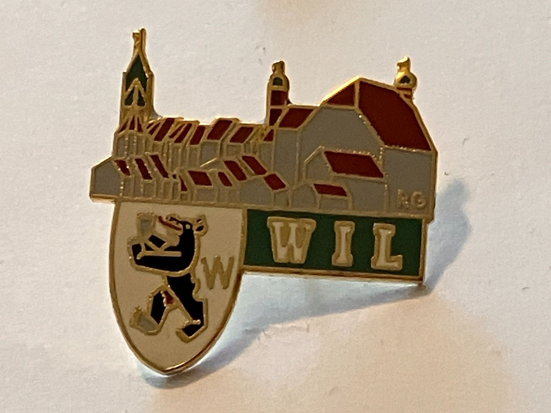 Placchette & Badge: 1 Pin Wil – Usato da Basel venduto da djwwpp