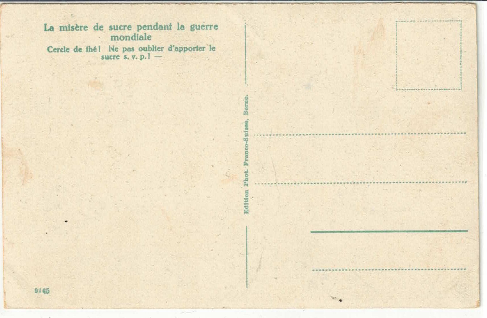 Cartoline postali: Humor - Zuckernot! - Theekränzchen – Usato da Ettingen venduto da Kartenplanet 1