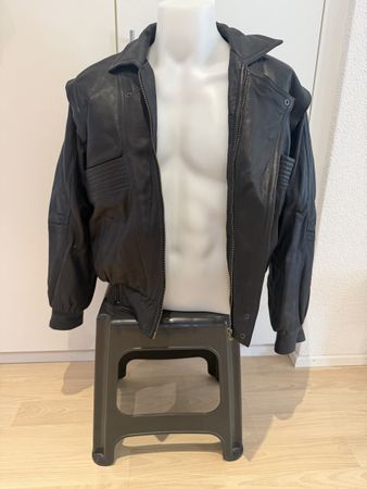 Lederjacke Honda Boutique Genf Gr.M schwarz guter Zustand