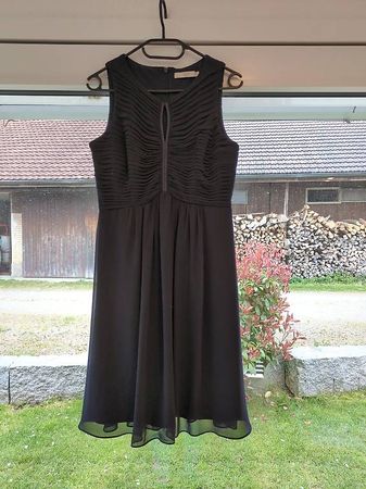 Elegantes dunkelblaues Kleid, Grösse 38