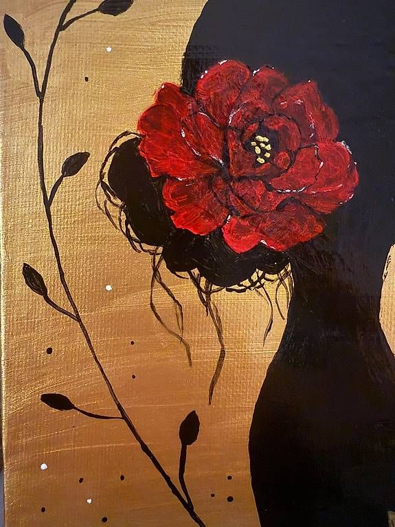 Tableaux: Acrylbild: Goldene Nacht – Neuf (Voir description) à Safenwil par car_nlh6 2