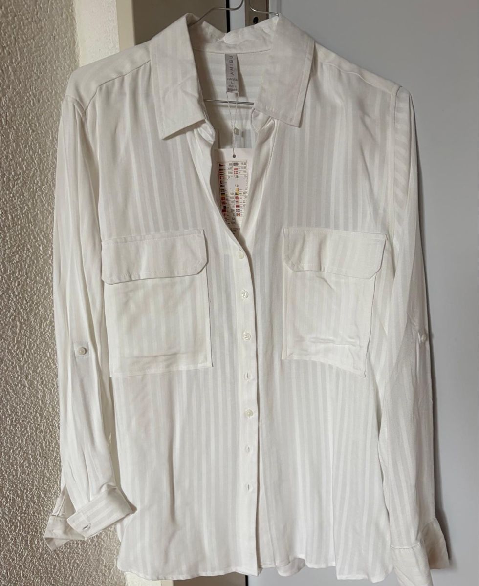Camicette: Amisu white blouse size M, new, summer, viscose material – Nuovo (secondo la descrizione) da Spreitenbach venduto da eli_7f86