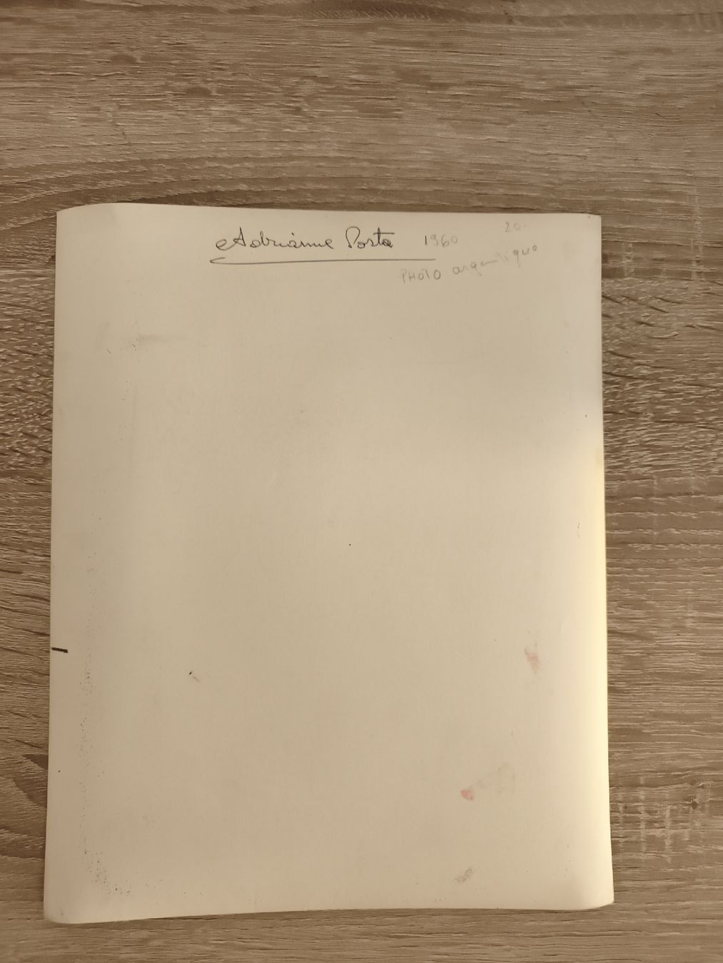 Poster & Bilder: photo originale Adrienne Posta 1960 – Gebraucht aus Prilly von jor_x27s 1