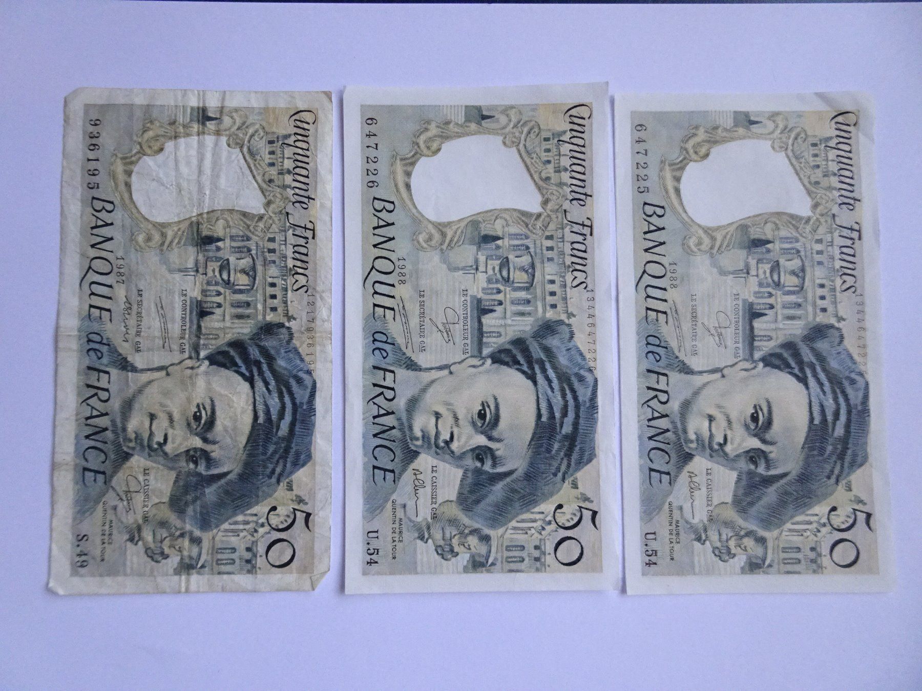 Banconote: Französische Francs – Usato da Aadorf venduto da Chnorli-Furz 1