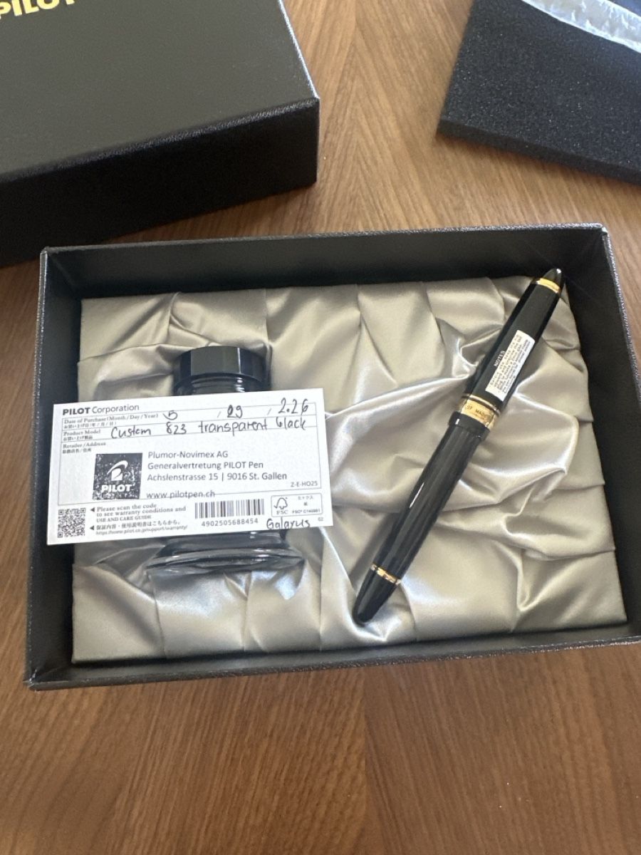 Pilot Penna & Evidenziatori: Pilot Custom 823 Füllfeder – Nuovo e nell'imballaggio originale da Wallbach venduto da Sepia86 1
