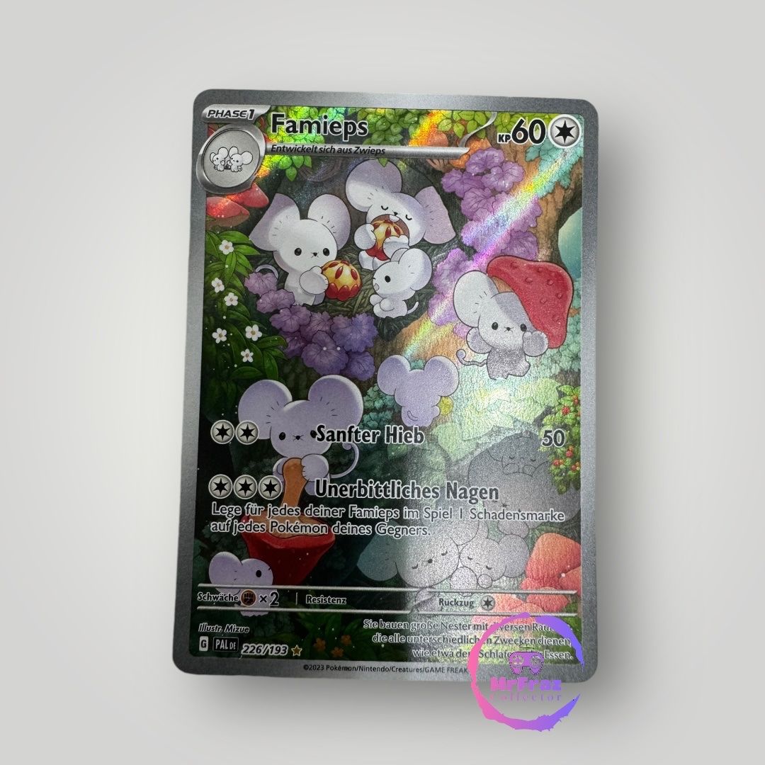 Pokémon Sammelbilder & Trading cards: Pokémon Maushold #226 Full Art / 2023 Paldea Evolved – Gebraucht aus Manno von