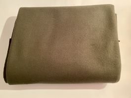 Stoff für Winterjacke ca. 113x93cm dunkles Khaki 