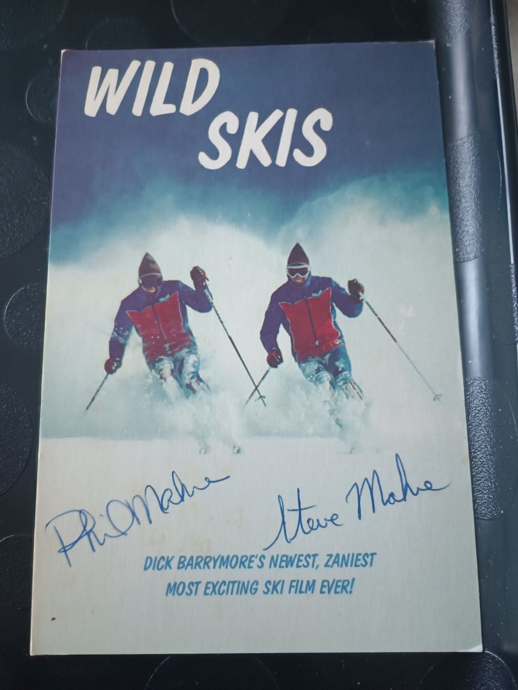Autografi: Phil & Steve Mahre - handsignierte alte Autogrammkarte – Usato da Menziken venduto da Artographs