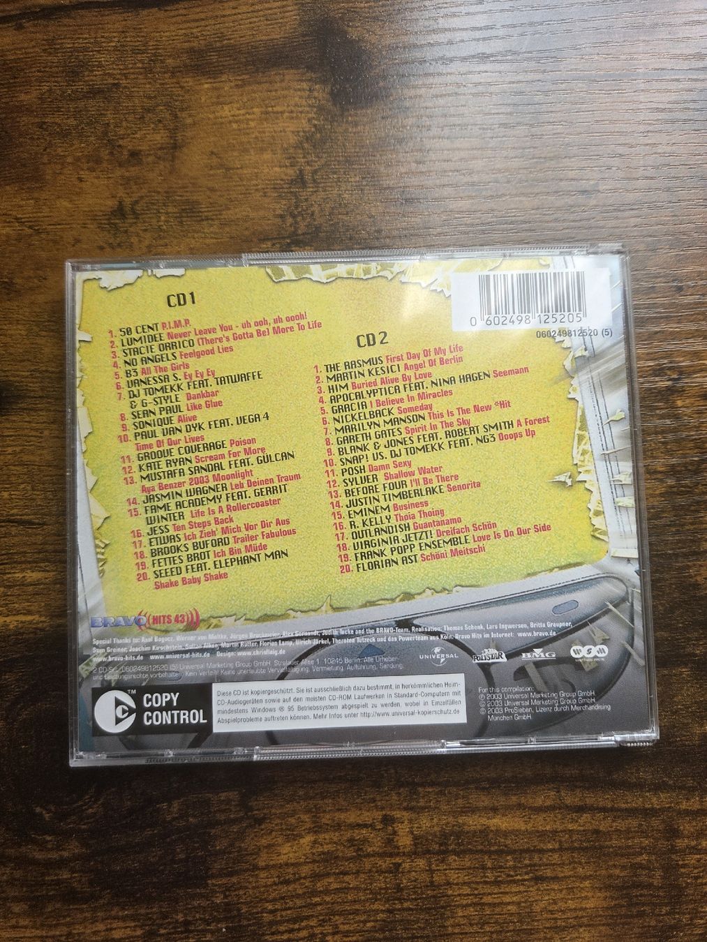 CD: Bravo Hits 43 CD Compilation  – Usato da Winterthur venduto da Maricels_Boutique 2