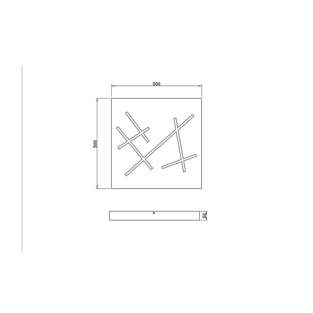 Kronleuchter & Deckenlampen: LED Deckenleuchte, CCT, 50 cm x 50 cm – Neu (gemäss Beschreibung) aus Kreuzlingen von Smart-Light 7
