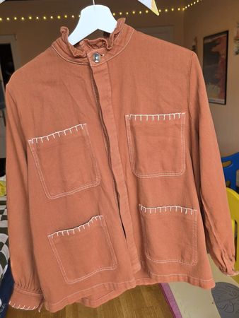 Seventy + Mochi Hemdjacke - Rostbraun - Gr. 40 - Nachhaltig