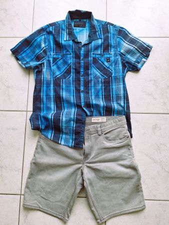 Sommerset: Kurzarmhemd und Kurzhose