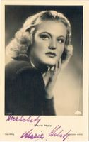Maria Holst 1917-80 Autogramm signiert Vintage Foto 9x14cm
