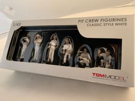 Figuren 1/43  PIT CREW  Classic White neutral