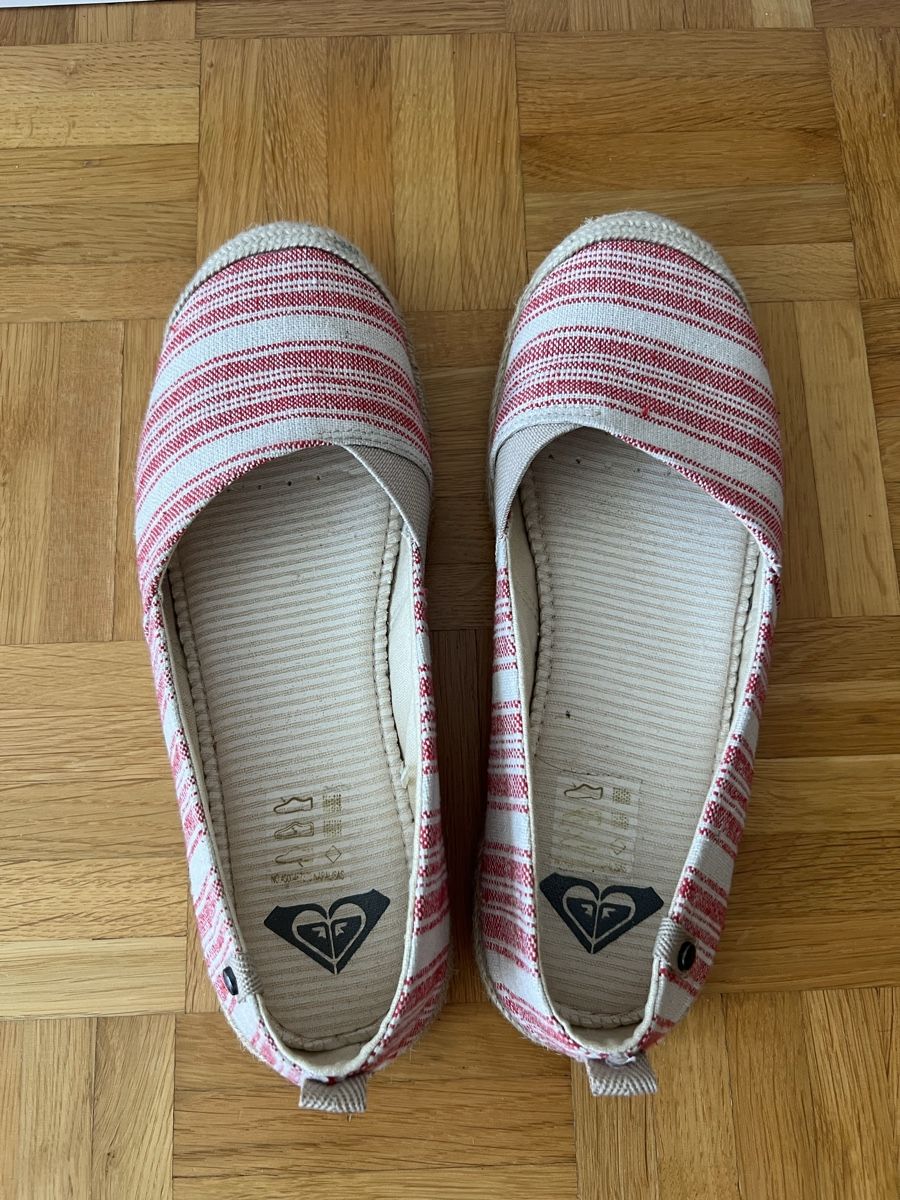 Scarpe da donna: Roxy Espadrilles, Streifen Rot/Weiss, Grösse 39 – Usato da Rüschlikon venduto da Picpara 2