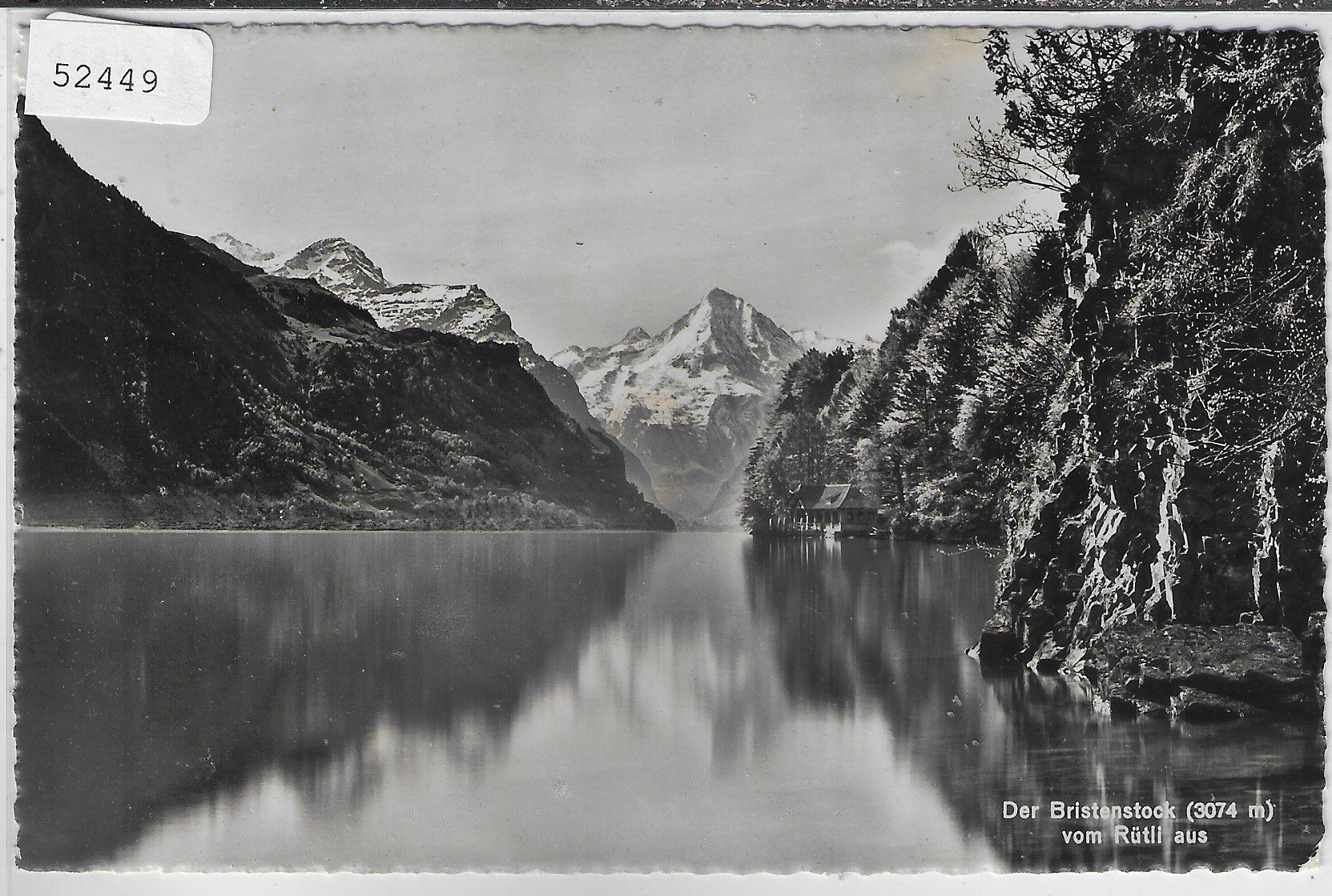 Cartoline postali: Der Bristenstock vom Rütli aus – Usato da Ettingen venduto da Kartenplanet
