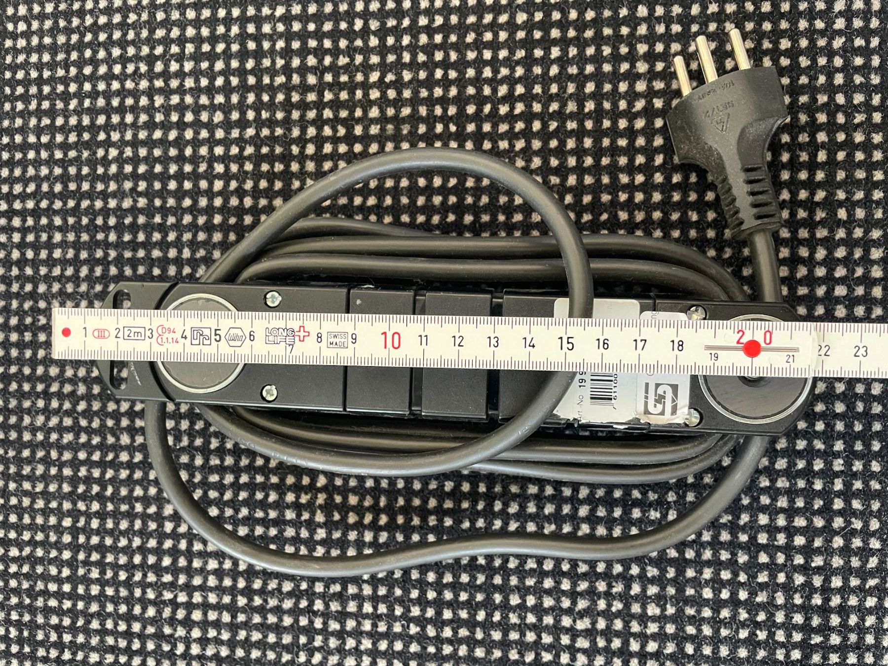 Alimentazione elettrica: Steba Variabl Steckdosenleiste 4-fach mit Schalter – Usato da Zug venduto da Cry71 3