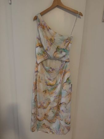 Kleid asymmetrisch Print Grösse M neuwertig