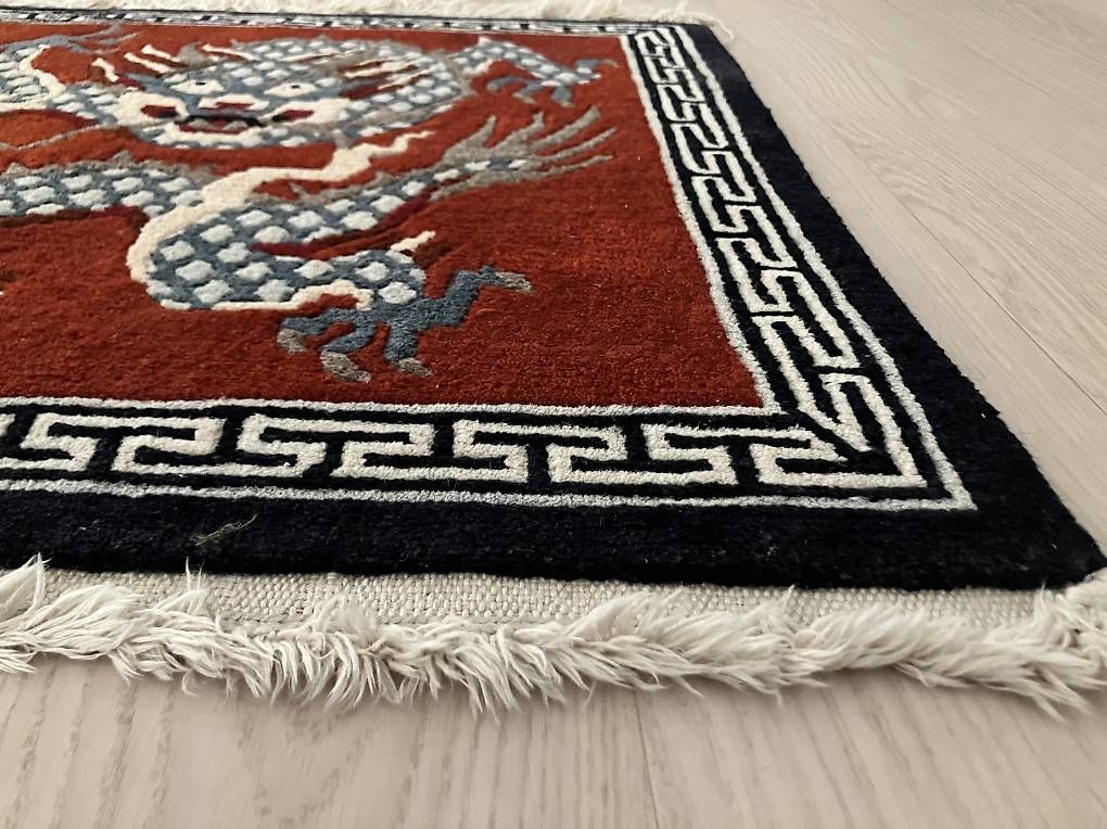 Tappeti: Tappeto tibetano con drago – Usato da Origlio venduto da Zeto.81 1