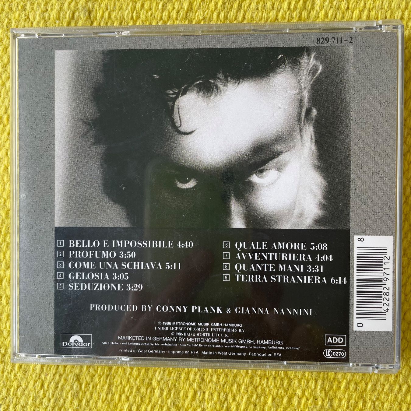 CD: GIANNA NANNINI-PROFUMO – Usato da Rorschacherberg venduto da CD-Roli 1