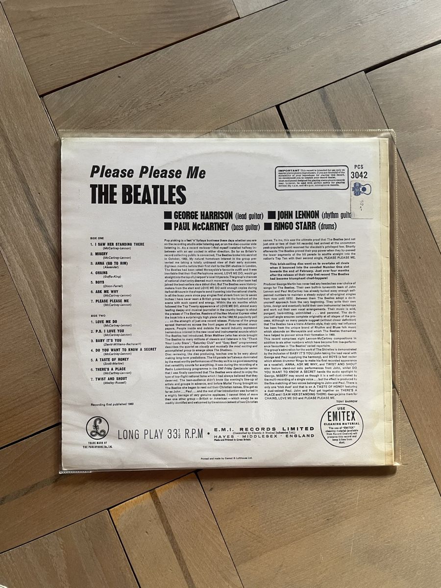 Dischi in vinile: The Beatles - Please Please Me - Rare Vinyl LP Record – Usato da Zürich venduto da sar_c828 1