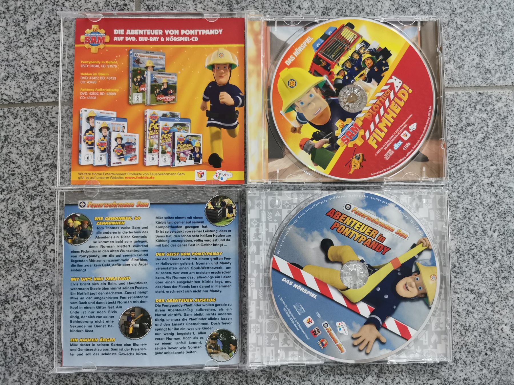 Audiolibri: 2 Kinder Hörspiele CD's: Feuerwehrmann Sam – Usato da Tägerschen venduto da mamirockt 1