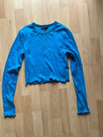 Langarm-Shirt bauchfrei, Grösse L