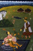 MOGULMALER (India, 19./20.Jh) Miniaturmalerei, wohl um 1900