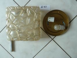Glas Deckenlampe 28 x 28  cm(A40)
