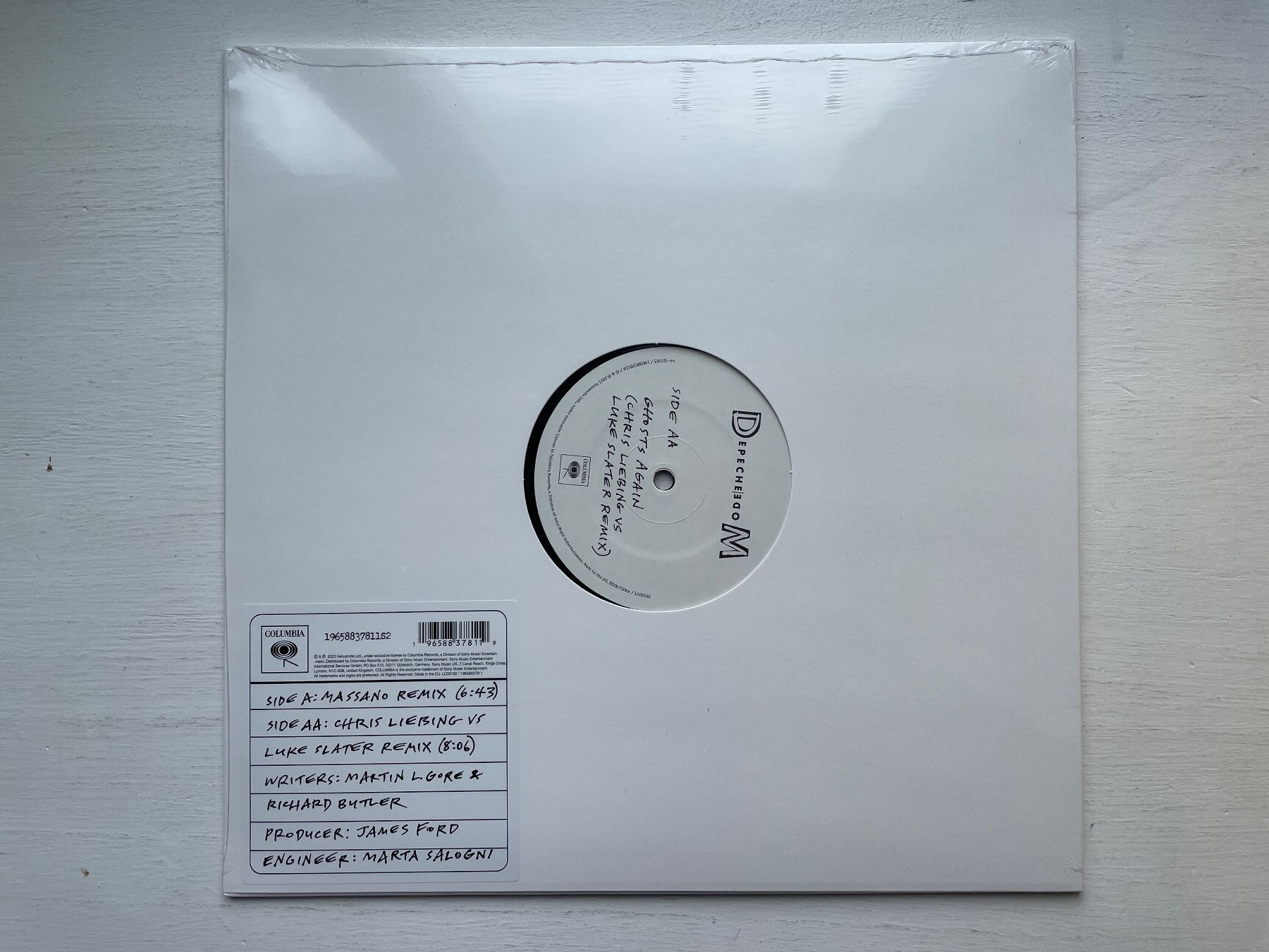 Dischi in vinile: Depeche Mode - Ghosts Again Remixes - 12" Maxi, 2023 – Nuovo e nell'imballaggio originale da Zürich venduto da Andy_t71 1