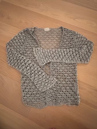 Damen Strickjacke NILE grün 100% Baumwolle